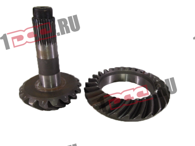 Коническая пара редуктора среднего моста (29х17//// 45 шлицов) F J6 FAW (ФАВ) 2402036-AOE/2402037 для самосвала фото 1 Братск