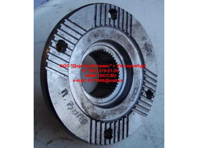 Фланец проходного вала D-165, 4 отв., с насечками, низкий, мелкий шлиц H HOWO (ХОВО) RHAZ9114320205 фото 1 Братск