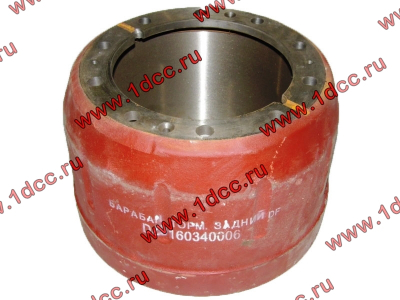 Барабан тормозной DF-3251 задний желтая-красная кабина DONG FENG (ДОНГ ФЕНГ) DZ9160340006 для самосвала фото 1 Братск