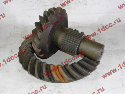 Коническая пара среднего редуктора (28х17, i-5.73, короткий хвостик, мелкий шлиц) SH HOWO (ХОВО) DZ9112320689 фото 1 Братск