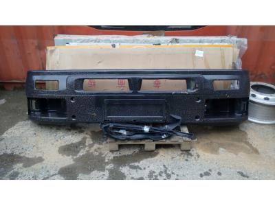 Бампер SH F2000 черный двойной металлический SHAANXI / Shacman (ШАНКСИ / Шакман) 81.41610.4114 фото 1 Братск