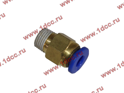 Фитинг (бронза, прямой, П конус 10) d-5 HOWO (ХОВО)  фото 1 Братск