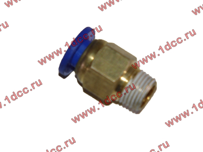 Фитинг (бронза, прямой, П конус 14) d-6 HOWO (ХОВО)  фото 1 Братск